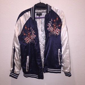 New Look Floral Puffy Jacket